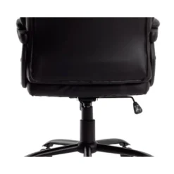 SILLA Q-CONNECT DIRECCION BOLZ ANO SIMIL PIEL BASE METALICA ALT MAX 1260 ANC 650 PROF 730 MM RUEDAS PREMIUM COLOR NEGRO