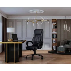 SILLA Q-CONNECT DIRECCION BOLZ ANO SIMIL PIEL BASE METALICA ALT MAX 1260 ANC 650 PROF 730 MM RUEDAS PREMIUM COLOR NEGRO