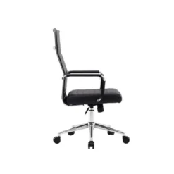 SILLA Q-CONNECT DIRECCION BOSA SIMIL PIEL BASE METALICA ALT MAX 1130 ANC 550 PROF 630 MM RUEDAS PREMIUM COLOR NEGRO