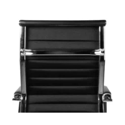 SILLA Q-CONNECT DIRECCION BOSA SIMIL PIEL BASE METALICA ALT MAX 1130 ANC 550 PROF 630 MM RUEDAS PREMIUM COLOR NEGRO
