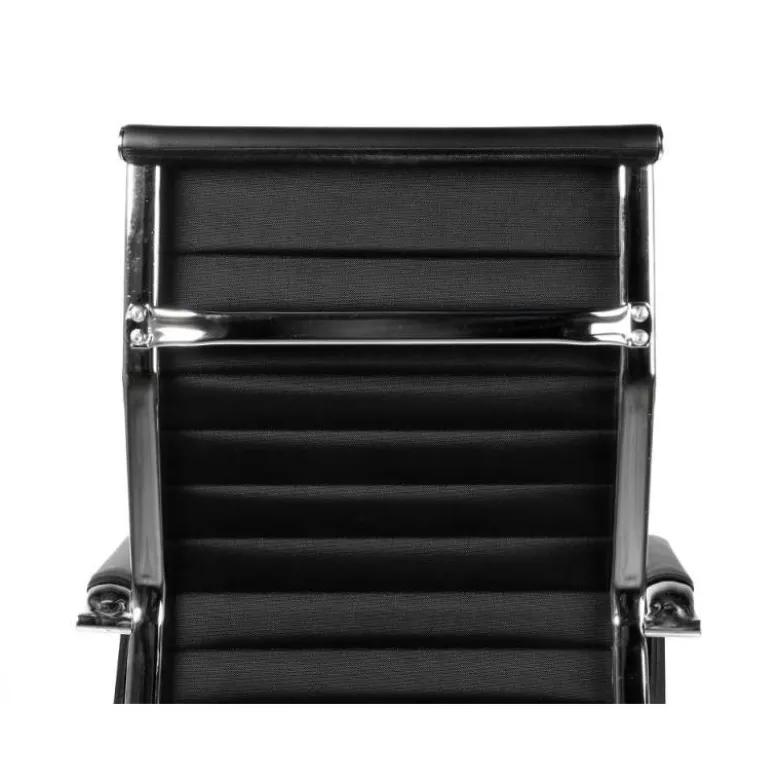 SILLA Q-CONNECT DIRECCION BOSA SIMIL PIEL BASE METALICA ALT MAX 1130 ANC 550 PROF 630 MM RUEDAS PREMIUM COLOR NEGRO