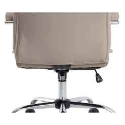 SILLA Q-CONNECT DIRECCION MODE NA SIMIL PIEL BASE METALICA ALT MAX 1210 ANC 630 PROF 650 MM RUEDAS PREMIUM COLOR GRIS