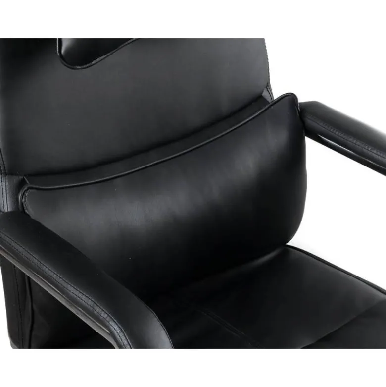 SILLA Q-CONNECT DIRECCION RAVENNA SIMIL PIEL BASE METALICA ALT MAX 1300 ANC 670 PROF 730 MM RUEDAS PREMIUM