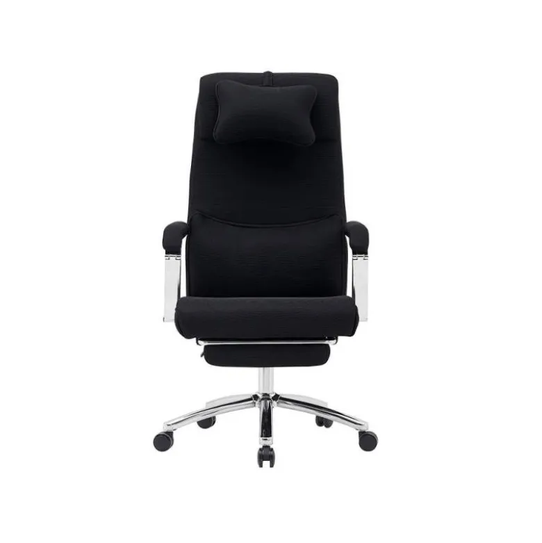 SILLA Q-CONNECT DIRECCION RAVENNA MALLA BASE METALICA ALT MAX 1300 ANC 670 PROF 730 MM RUEDAS PREMIUM COLOR NEGRO