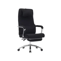 SILLA Q-CONNECT DIRECCION RAVENNA MALLA BASE METALICA ALT MAX 1300 ANC 670 PROF 730 MM RUEDAS PREMIUM COLOR NEGRO