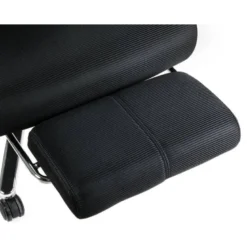 SILLA Q-CONNECT DIRECCION RAVENNA MALLA BASE METALICA ALT MAX 1300 ANC 670 PROF 730 MM RUEDAS PREMIUM COLOR NEGRO