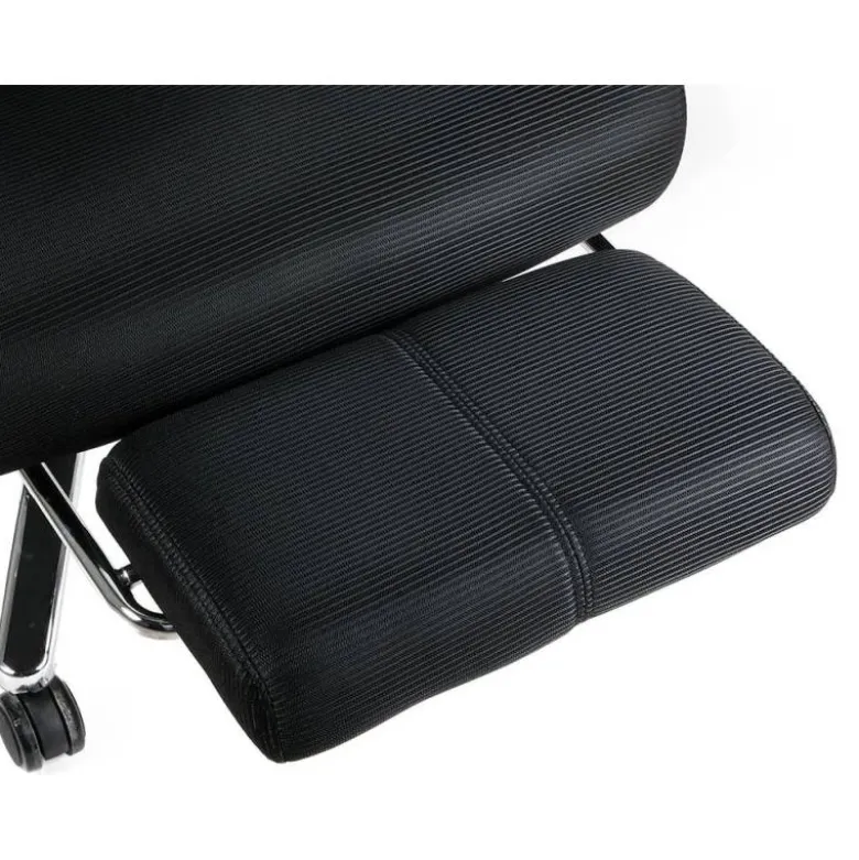 SILLA Q-CONNECT DIRECCION RAVENNA MALLA BASE METALICA ALT MAX 1300 ANC 670 PROF 730 MM RUEDAS PREMIUM COLOR NEGRO