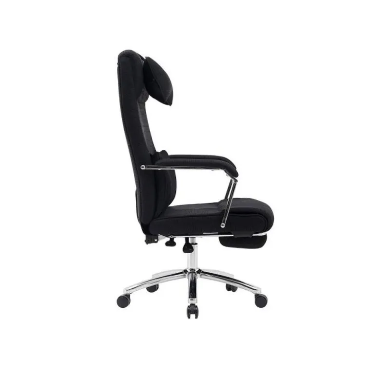 SILLA Q-CONNECT DIRECCION RAVENNA MALLA BASE METALICA ALT MAX 1300 ANC 670 PROF 730 MM RUEDAS PREMIUM COLOR NEGRO
