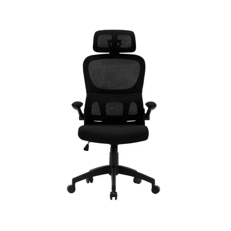SILLA Q-CONNECT DIRECCION SORRENTO MALLA BASE METALICA ALT MAX 1320 ANC 650 PROF 600 MM RUEDAS PREMIUM NEGRO