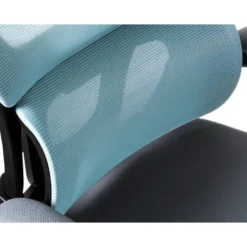 SILLA Q-CONNECT DIRECCION SORRENTO MALLA BASE METALICA ALT MAX 1320 ANC 650 PROF 600 MM RUEDAS PREMIUM AZUL GRIS