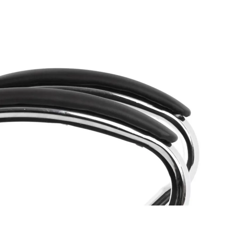 SILLA Q-CONNECT DIRECCION VERO NA SIMIL PIEL BASE METALICA ALT MAX 1210 ANC 650 PROF 730 MM RUEDAS PREMIUM COLOR NEGRO