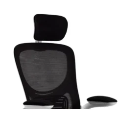 SILLA Q-CONNECT ERGONOMICA PAL ERMO MALLA BASE NYLON ALT MAX 1300 ANC 610 PROF 600 RUEDAS PREMIUM COLOR BLANCO NEGRO