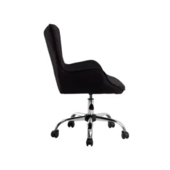 SILLA Q-CONNECT ESCRITORIO MES SINA BASE METALICA ALT MAX 960 ANC 570 PROF 620 RUEDAS PREMIUM COLOR NEGRO