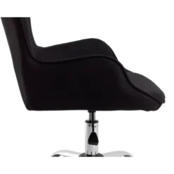 SILLA Q-CONNECT ESCRITORIO MES SINA BASE METALICA ALT MAX 960 ANC 570 PROF 620 RUEDAS PREMIUM COLOR NEGRO