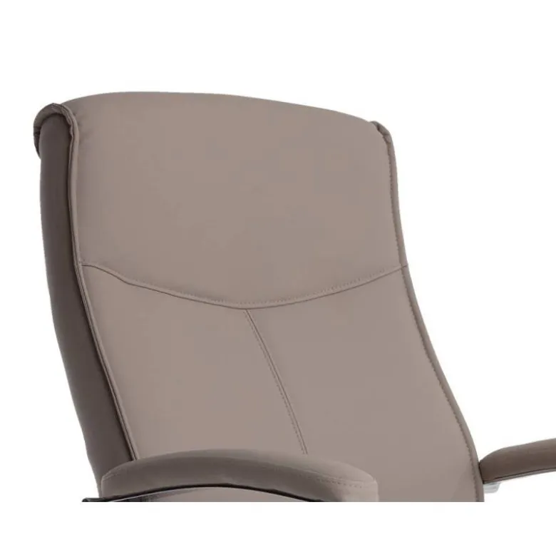 SILLA Q-CONNECT ESCRITORIO MOD ENA SIMIL PIEL BASE METALICA ALT MAX 1050 ANC 630 PROF 650 COLOR GRIS
