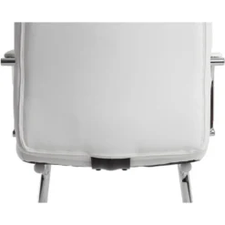 SILLA Q-CONNECT ESCRITORIO PIA VE SIMIL PIEL BASE METALICA ALT MAX 1050 ANC 610 PROF 680 COLOR BLANCO