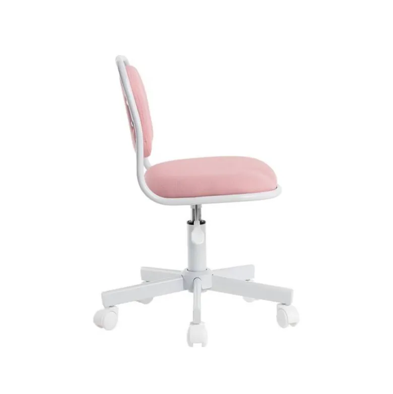 SILLA Q-CONNECT INFANTIL BARI ESCRITORIO COLOR ROSA ALT MAX 795 ANC 390 PROF 350 MM