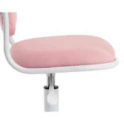 SILLA Q-CONNECT INFANTIL BARI ESCRITORIO COLOR ROSA ALT MAX 795 ANC 390 PROF 350 MM