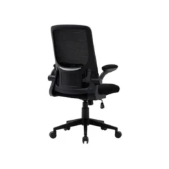 SILLA Q-CONNECT OFICINA ALBA MALLA BASE METALICA ALT MAX 1110 ANC 610 PROF 580 RUEDAS PREMIUM COLOR NEGRO