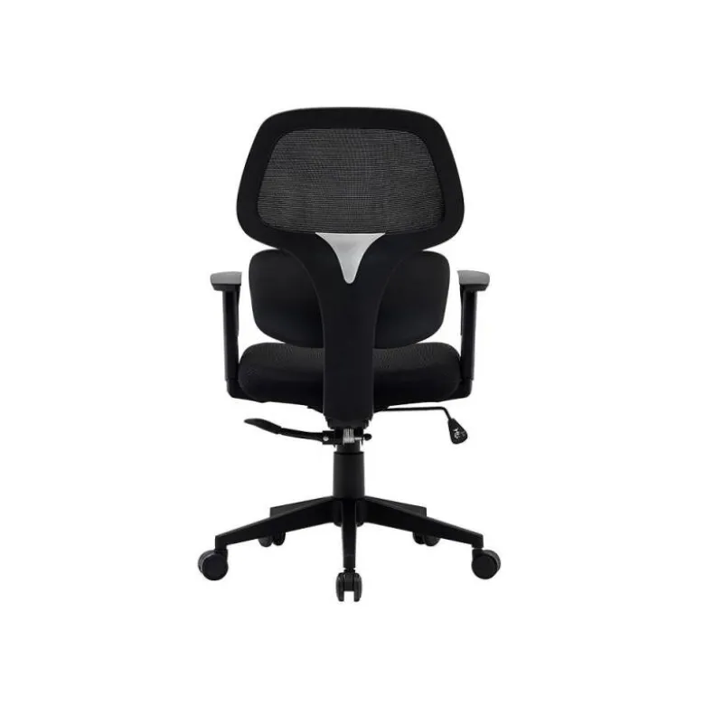 SILLA Q-CONNECT OFICINA ANCONA MALLA BASE METALICA ALT MAX 1110 ANC 660 PROF 590 RUEDAS PREMIUM COLOR NEGRO