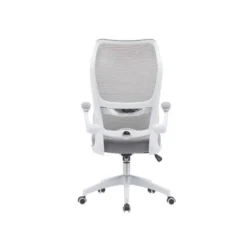 SILLA Q-CONNECT OFICINA CATANIA MALLA ALT MAX 1230 MM ANC 510 MM PROF 490 MM RUEDAS PREMIUM COLOR GRIS BLANCO