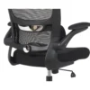 SILLA Q-CONNECT OFICINA CATANIA MALLA ALT MAX 1230 MM ANC 510 MM PROF 490 MM RUEDAS PREMIUM COLOR NEGRO