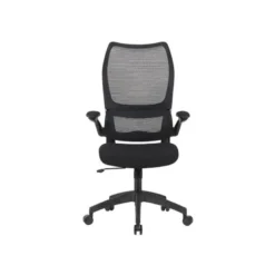 SILLA Q-CONNECT OFICINA CATANIA MALLA ALT MAX 1230 MM ANC 510 MM PROF 490 MM RUEDAS PREMIUM COLOR NEGRO