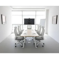 SILLA Q-CONNECT OFICINA CATANIA MALLA ALT MAX 1230 MM ANC 510 MM PROF 490 MM RUEDAS PREMIUM COLOR NEGRO