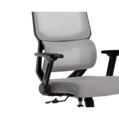 SILLA Q-CONNECT OFICINA LUCCA MALLA BASE METALICA ALT MAX 1090 ANC 700 PROF 650 RUEDAS PREMIUM COLOR NEGRO GRIS