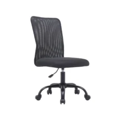 SILLA Q-CONNECT OFICINA PARMA MALLA SIN REPOSABRAZOS ALT MAX 990 ANC 480 PROF 590 COLOR NEGRO