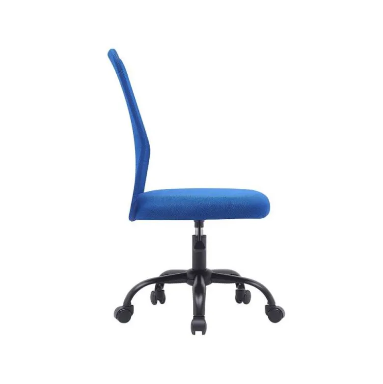 SILLA Q-CONNECT OFICINA PARMA MALLA SIN REPOSABRAZOS ALT MAX 990 ANC 480 PROF 590 COLOR AZUL