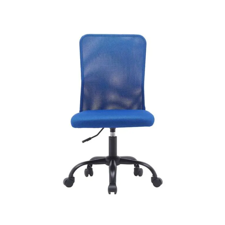 SILLA Q-CONNECT OFICINA PARMA MALLA SIN REPOSABRAZOS ALT MAX 990 ANC 480 PROF 590 COLOR AZUL