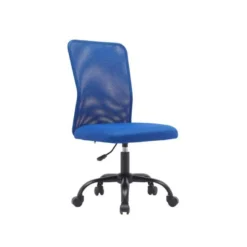 SILLA Q-CONNECT OFICINA PARMA MALLA SIN REPOSABRAZOS ALT MAX 990 ANC 480 PROF 590 COLOR AZUL