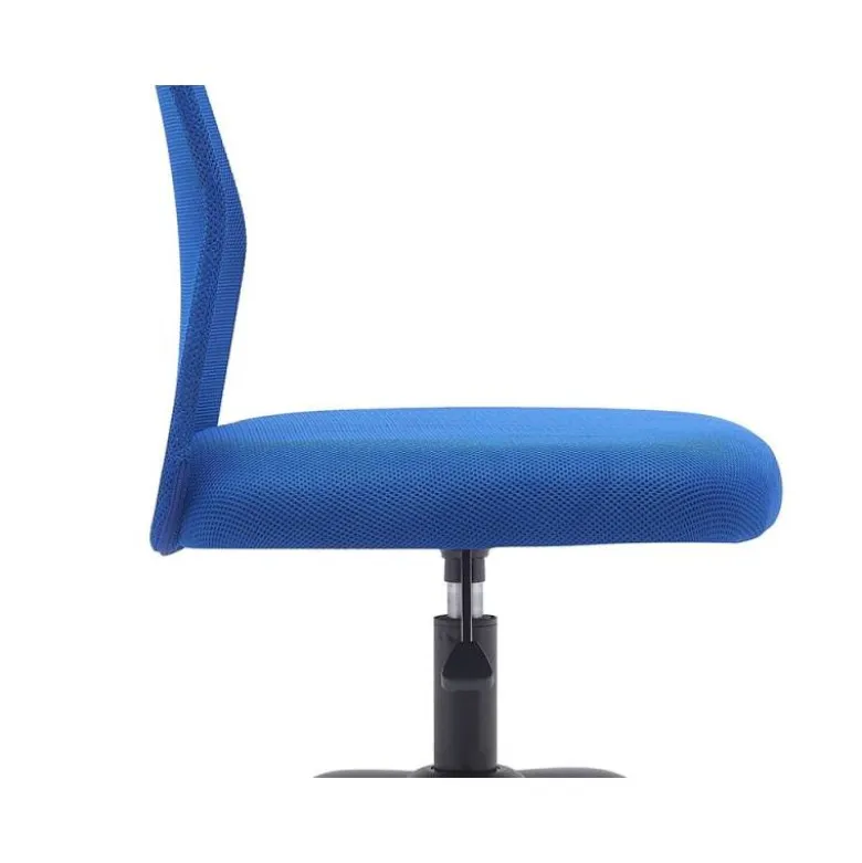 SILLA Q-CONNECT OFICINA PARMA MALLA SIN REPOSABRAZOS ALT MAX 990 ANC 480 PROF 590 COLOR AZUL