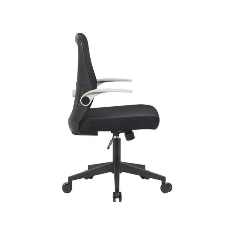 SILLA Q-CONNECT OFICINA TERNI MALLA ALT MAX 1050 MM ANC 500 MM PROF 480 MM COLOR NEGRO CUERPO NEGRO