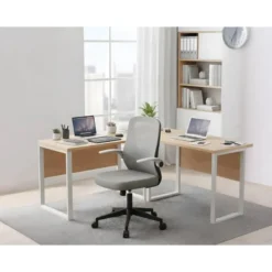SILLA Q-CONNECT OFICINA TERNI MALLA ALT MAX 1050 MM ANC 500 MM PROF 480 MM COLOR GRIS CUERPO NEGRO