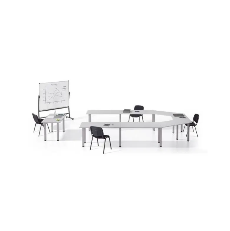 SILLA ROCADA CONFIDENTE ESTRUCTURA METALICA TAPIZADA EN TELA IGNIFUGA NEGRA 57X81X48 CM