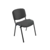 SILLA ROCADA CONFIDENTE ESTRUCTURA METALICA ASIENTO TELA IGNIFUGA GRIS 570X410X810 MM