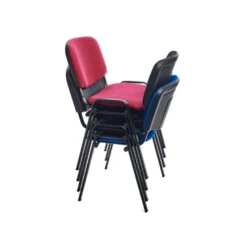 SILLA ROCADA CONFIDENTE ESTRUCTURA METALICA ASIENTO TELA IGNIFUGA GRIS 570X410X810 MM