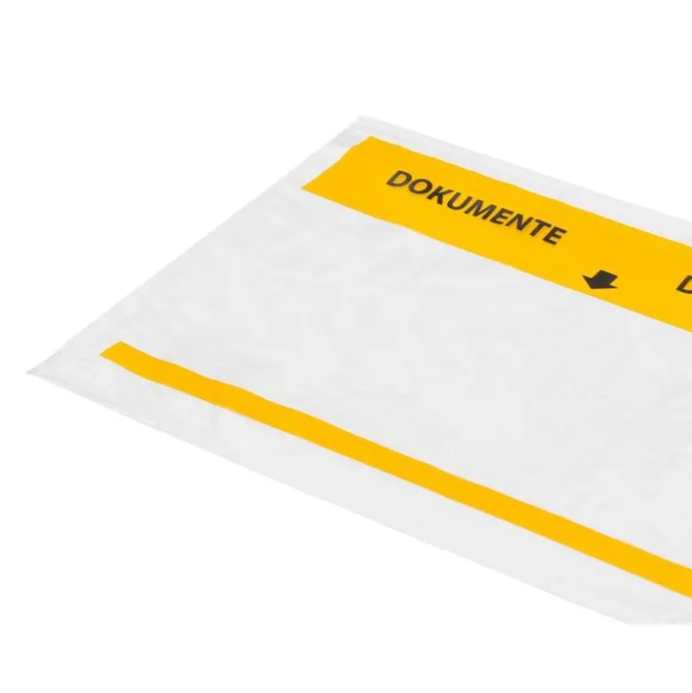 SOBRE AUTOADHESIVO Q-CONNECT PORTADOCUMENTOS MULTILINGUE 225X165 MM VENTANA TRANSPARENTE PAQUETE DE 100