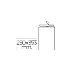 Sobre bolsa blanco Liderpapel Folio prolongado