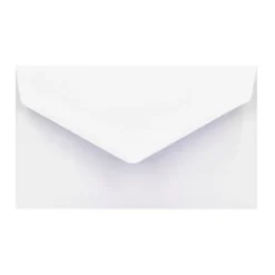 SOBRE LIDERPAPEL BLANCO CON FONDO 95X162 MM ENGOMADO SOLAPA DE PICO CAJA DE 500 UNIDADES