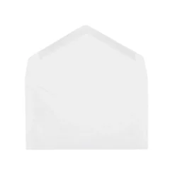 SOBRE LIDERPAPEL BLANCO CON FONDO 95X162 MM ENGOMADO SOLAPA DE PICO CAJA DE 500 UNIDADES
