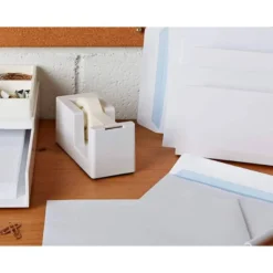 SOBRE LIDERPAPEL BOLSA BLANCO 310X410 MM SOLAPA TIRA DE SILICONA PAPEL OFFSET 100 GR CAJA DE 250 UNIDADES