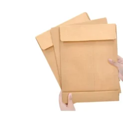 SOBRE LIDERPAPEL BOLSA FUELLE KRAFT 280X365 MM SOLAPA TIRA DE SILICONA PAPEL 120 GR CAJA DE 50 UNIDADES