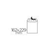 Sobre liderpapel bolsa n 16 blanco c5 162x229 mm tira de silicona paquete de 25 unidades.
