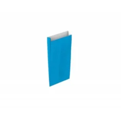 SOBRE PAPEL BASIKA CELULOSA CELESTE CON FUELLE XXS 100X200X30 MM PAQUETE DE 25 UNIDADES