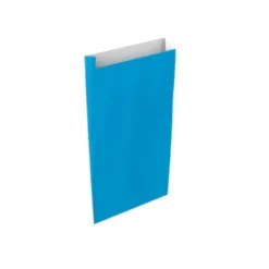 SOBRE PAPEL BASIKA CELULOSA CELESTE CON FUELLE M 200X350X60 MM PAQUETE DE 25 UNIDADES