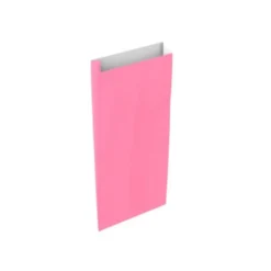 SOBRE PAPEL BASIKA CELULOSA ROSA CON FUELLE M 200X350X60 MM PAQUETE DE 25 UNIDADES