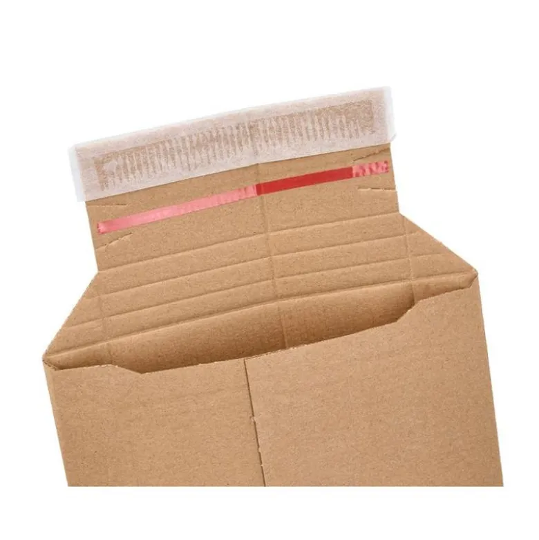 SOBRE PARA ENVIOS Q-CONNECT CARTON 100% RECICLADO Y RECICLABLE CIERRE AUTOADHESIVO314X252X72 MM COLOR KRAFT